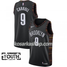 Dres Brooklyn Nets DeMarre Carroll 9 Nike 2018-19 City Edition Crna Swingman - Dječji